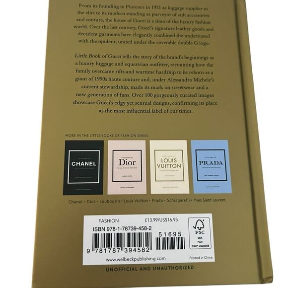 Gucci Gold Hardcover Book - Picture 3 of 6